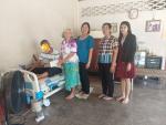 ลงพื้นที่มอบรถเข็นให้กับผู้ที่มีภาวะพึ่งพิงและเยี่ยมผู้ป่วย