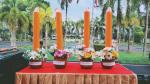 อบต.นาโยงเหนือ จัดพิธีแห่เทียนพรรษา และถวายเทียนพรรษาคู่ให้แ